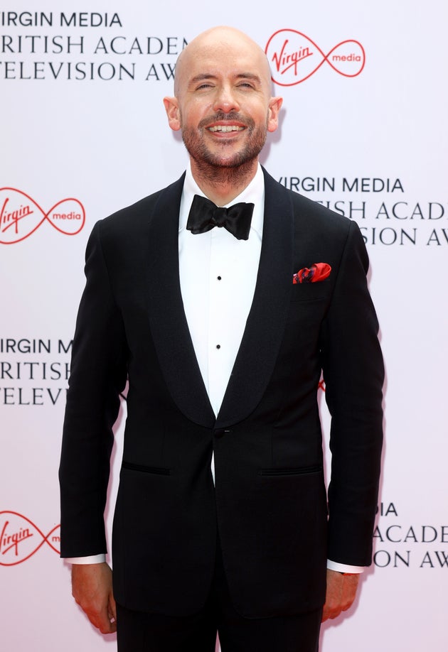 LONDON, ENGLAND - JUNE 06: BAFTA interview host, Tom Allen attends the Virgin Media British Academy Television Awards 2021 at Television Centre on June 06, 2021 in London, England. (Photo by Tim P. Whitby/Getty Images)