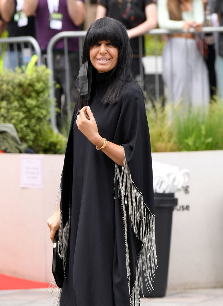 LONDON, ENGLAND - JUNE 06: Claudia Winkleman arrives for the Virgin Media Bafta TV Awards at Television Centre on June 06, 2021 in London, England. (Photo by Karwai Tang/WireImage)