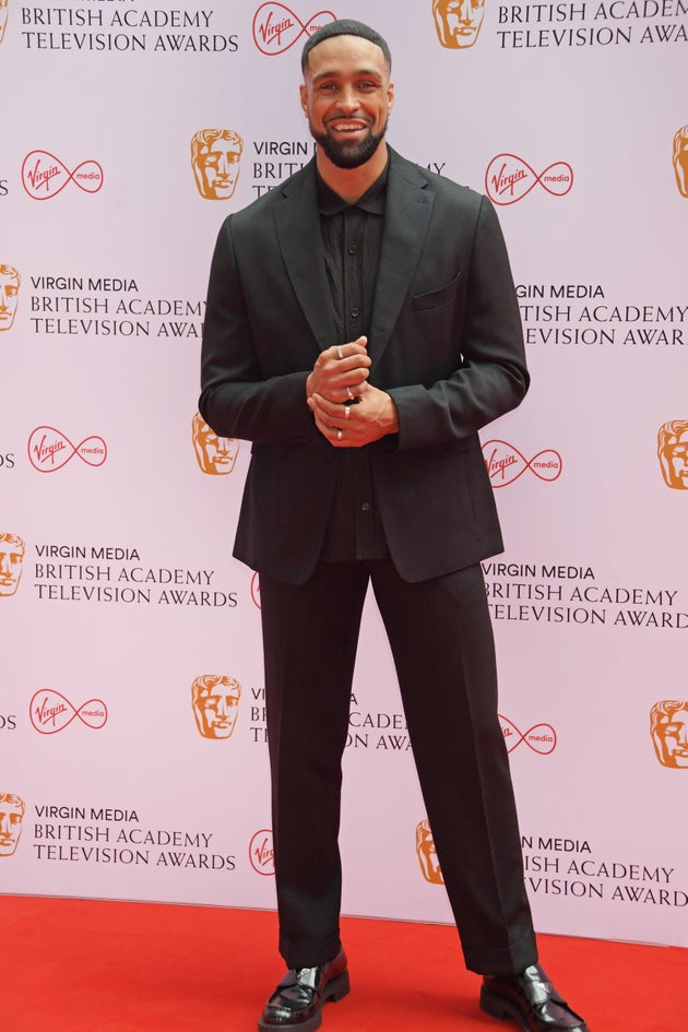 LONDON, ENGLAND - JUNE 06:   Ashley Banjo arrives at the Virgin Media British Academy Television Awards 2021 at Television Centre on June 6, 2021 in London, England. (Photo by David M. Benett/Dave Benett/Getty Images)