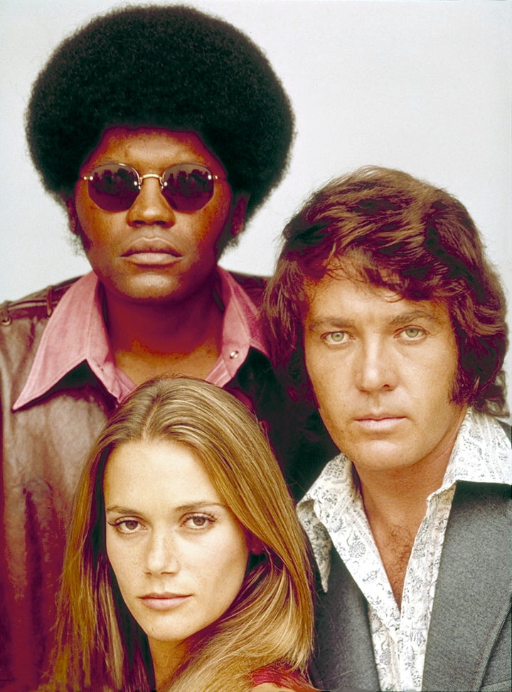 Clarence Williams III (Linc), Peggy Lipton (Julie), Michael Cole (Pete) starred in "The Mod Squad."