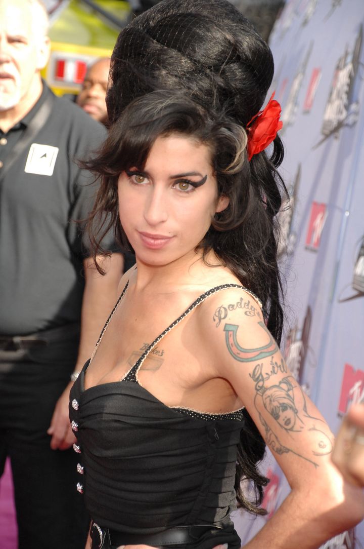 Amy Winehouse at the MTV Movie Awards in 2007