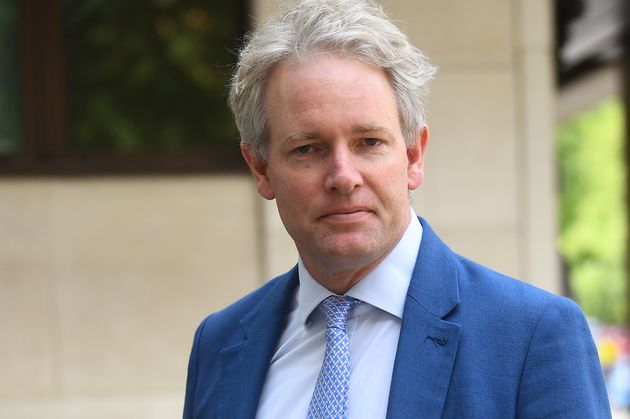 Conservative Party MP Danny Kruger arrives at Westminster Magistrates' Court on Monday