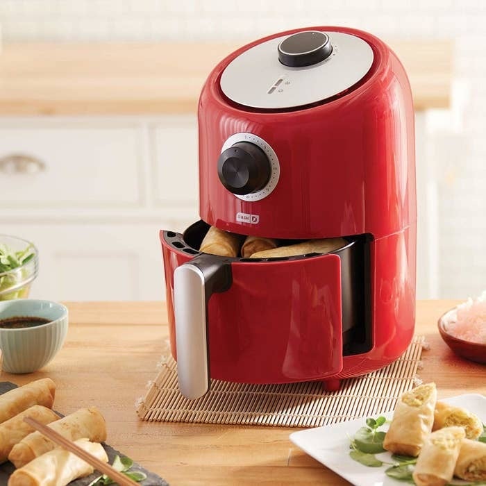 A compact air fryer