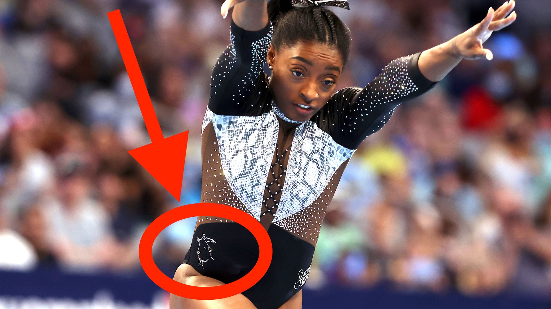 Tiny Detail On Simone Biles' Leotards Shows She’s The G.O.A.T.