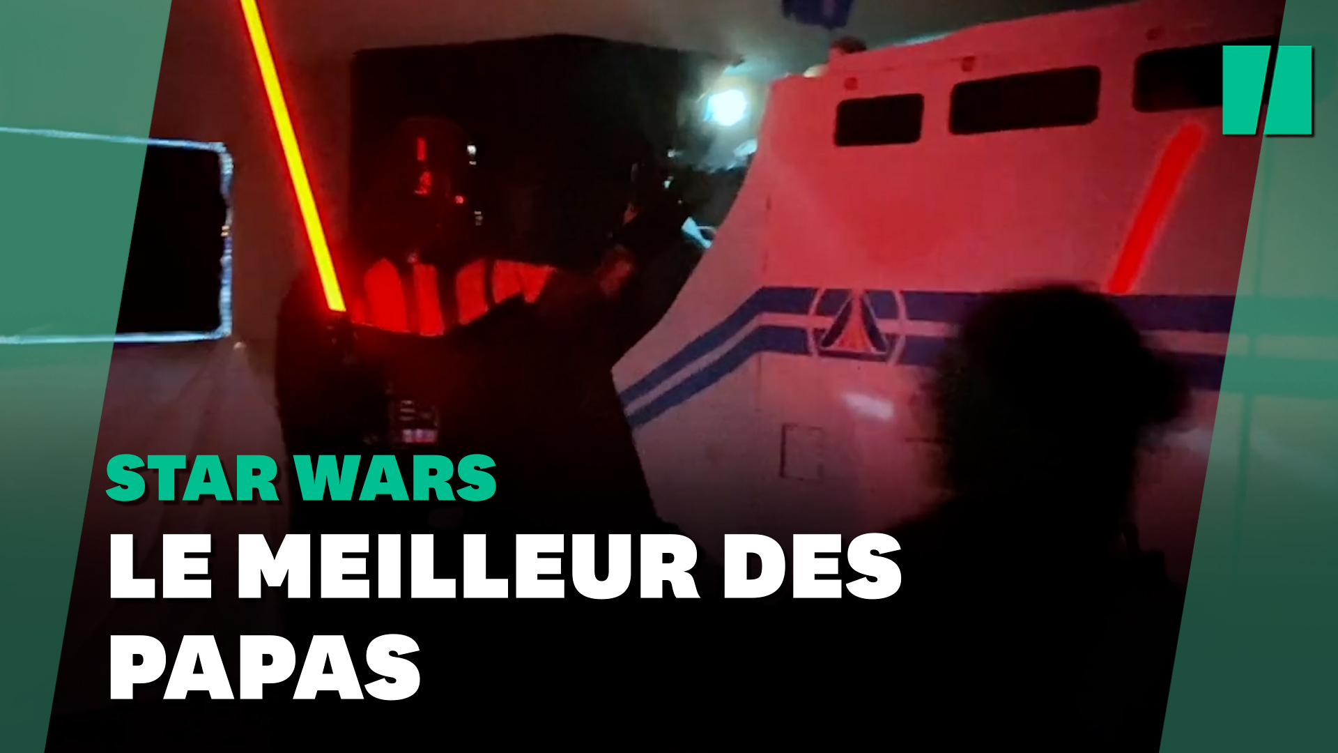 Il reconstruit une attraction Star Wars de Disneyland pour l'anniversaire de sa fille