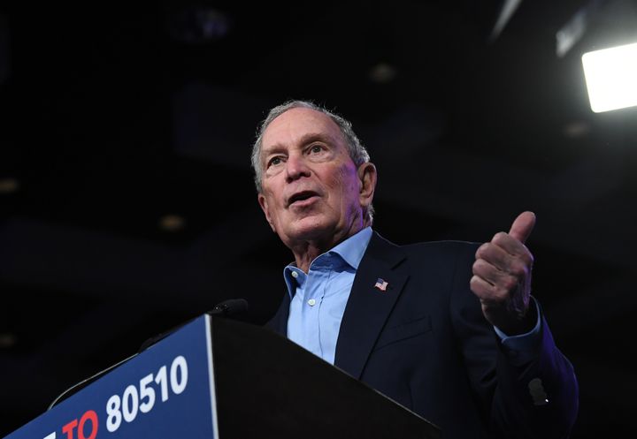 Mike Bloomberg in Palm Beach, Florida on Tuesday, March 3, 2020. (Photo by Toni L. Sandys/The Washington Post via Getty Image