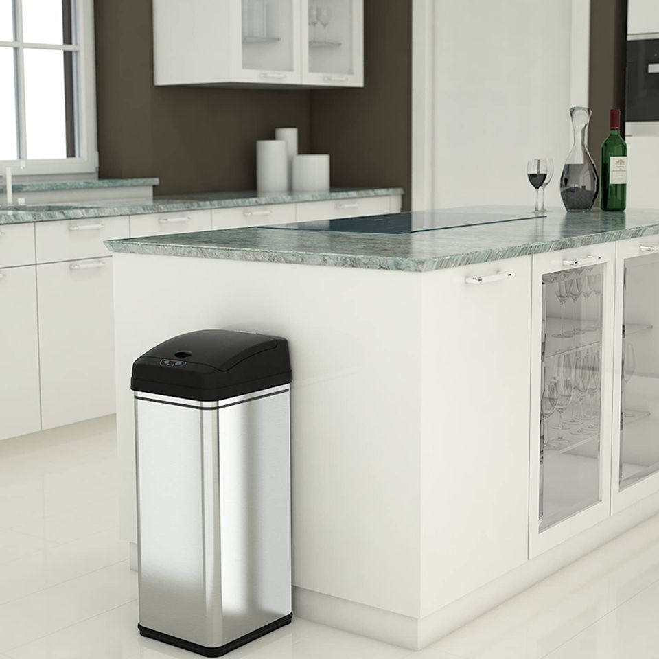 A heavy-duty, odor-free, sensor-activated (and easy-on-the-eyes) trash can