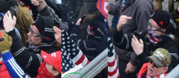 Shawn Price, a member of the Proud Boys extremist group, sent videos from the Jan. 6 attack on the U.S. Capitol to a Facebook