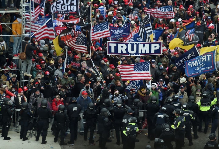 Supporters of then-President Donald Trump violently breached the Capitol on Jan. 6 after he spent months spreading lies that