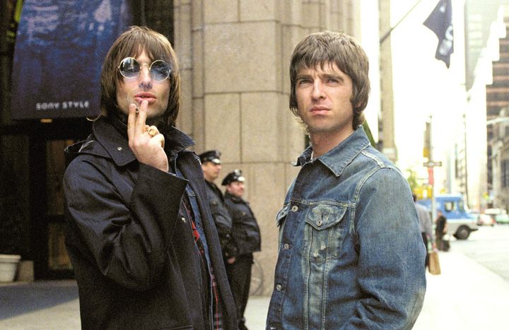 Liam and Noel pictured in 2000