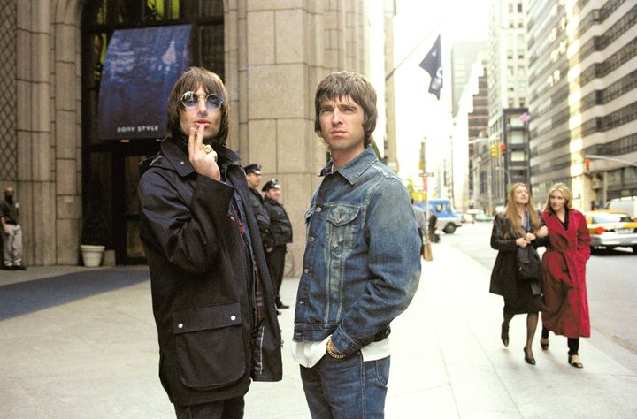 Liam and Noel pictured in 2000