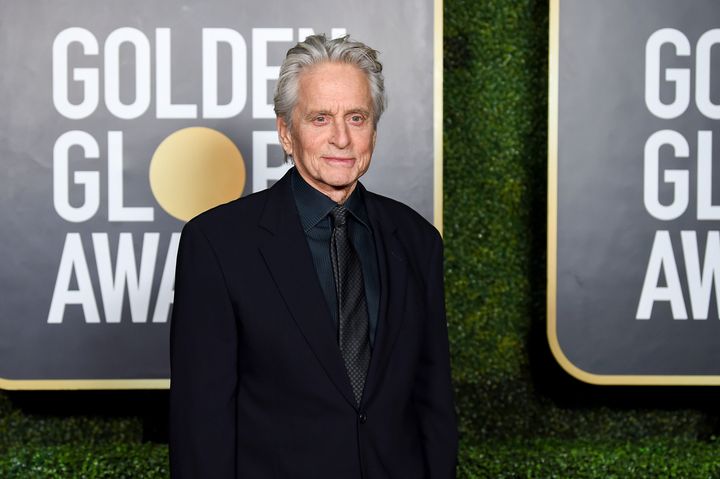Michael Douglas at the Golden Globes earlier this year