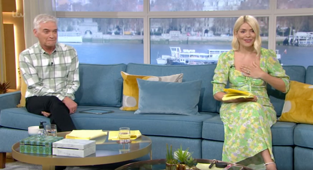 Phillip Schofield and Holly Willoughby on This Morning