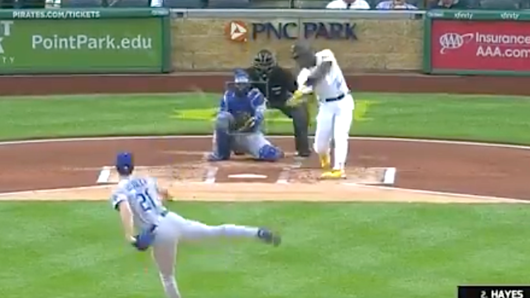 MLB's Ke'Bryan Hayes Commits Epic Blunder During Home Run, You Forgot To  Touch 1st!