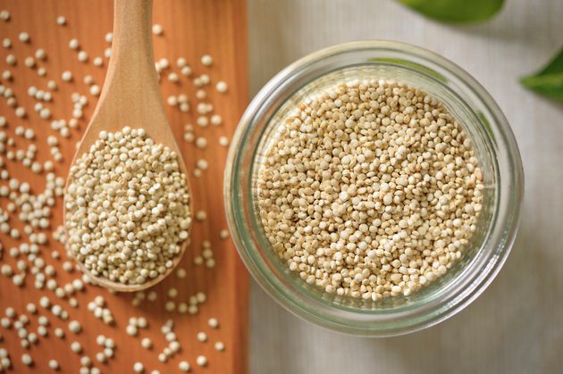 You'll need a fine mesh sieve to keep quinoa from passing through as you rinse off its saponins.