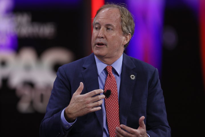 Ken Paxton, Texas Attorney General, speaks during a panel discussion about the Devaluing of American Citizenship during the Conservative Political Action Conference held in the Hyatt Regency on February 27, 2021 in Orlando, Florida.