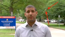 Reporter Flawlessly Recovers After Cicada Dive-Bombs Him On Live TV