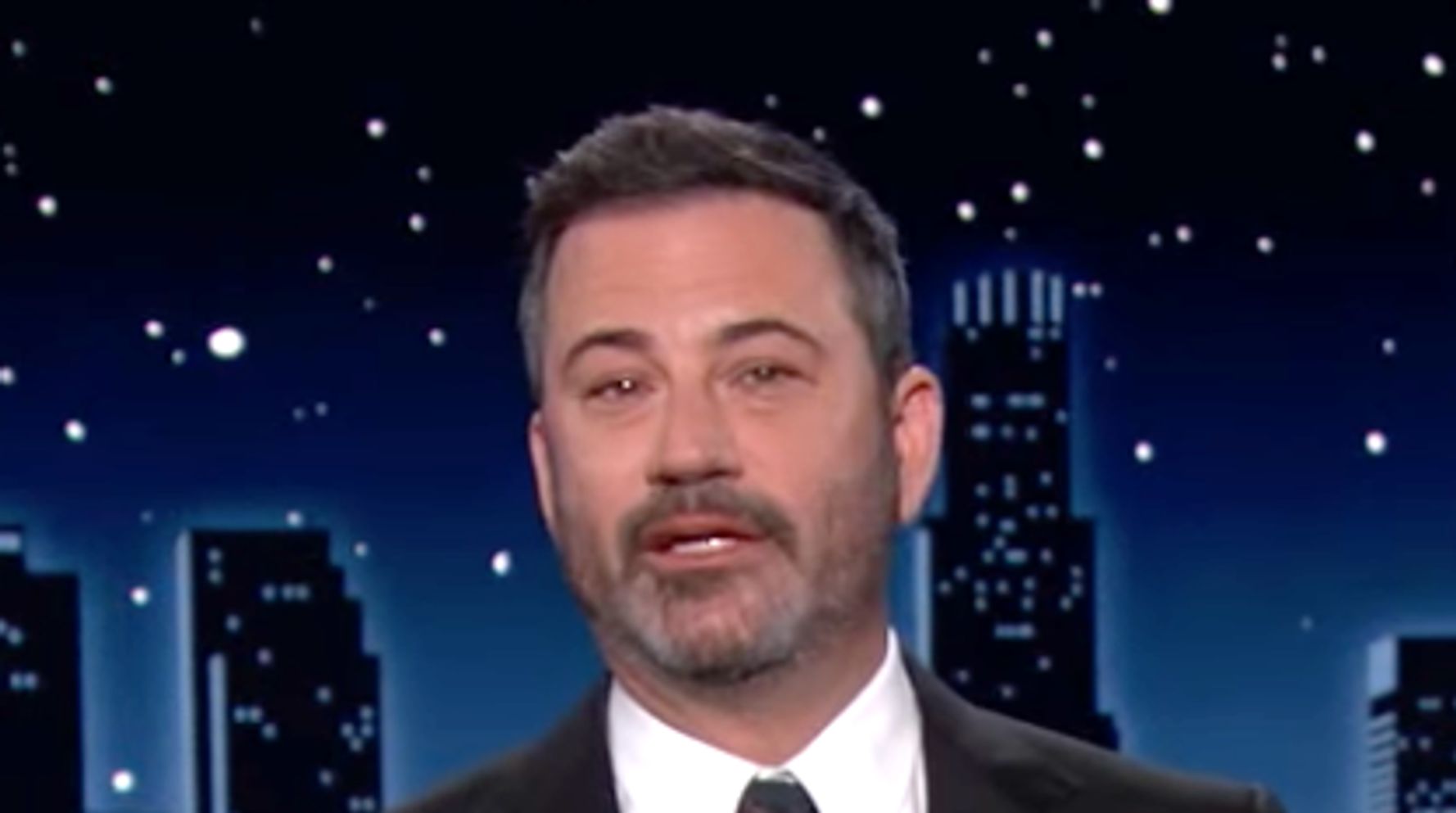 Jimmy Kimmel Offers A Shade-Filled Analogy For Biden's First Overseas Trip