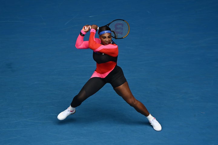 Serena Williams introduced the Flo-Jo-inspired catsuit in her first-round match against Laura Siegemund back in February.