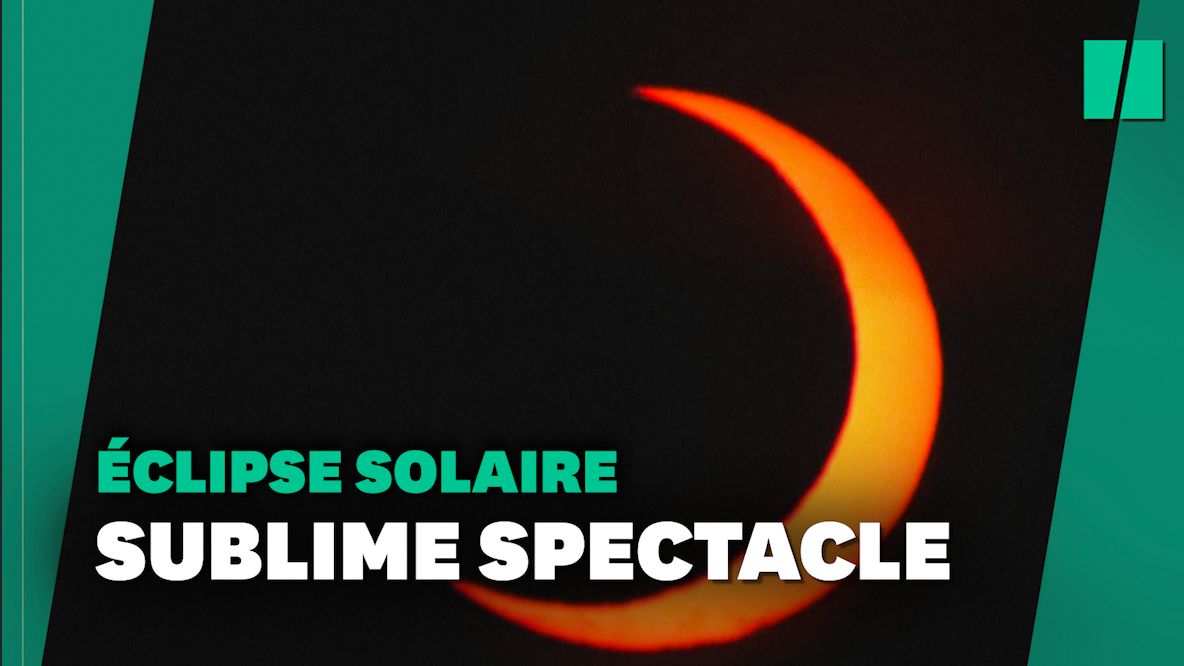 Éclipse solaire partielle: les plus belles images du passage de la lune