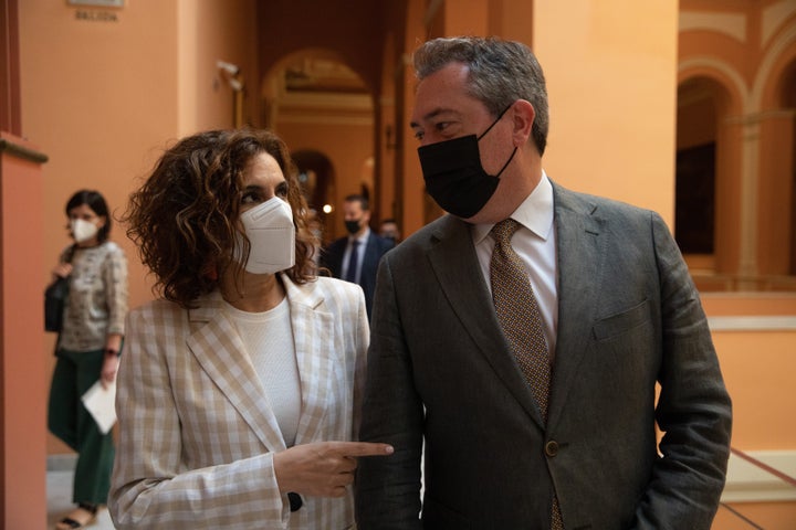 Juan Espadas y María Jesús Montero