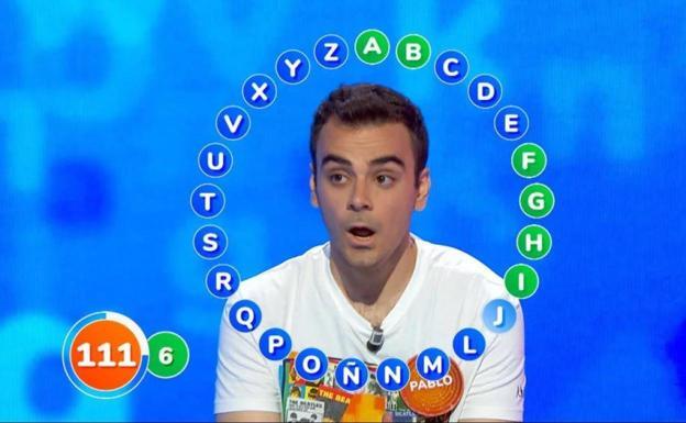 Pablo Díaz, uno de los concursantes de 'Pasapalabra' en Antena 3.