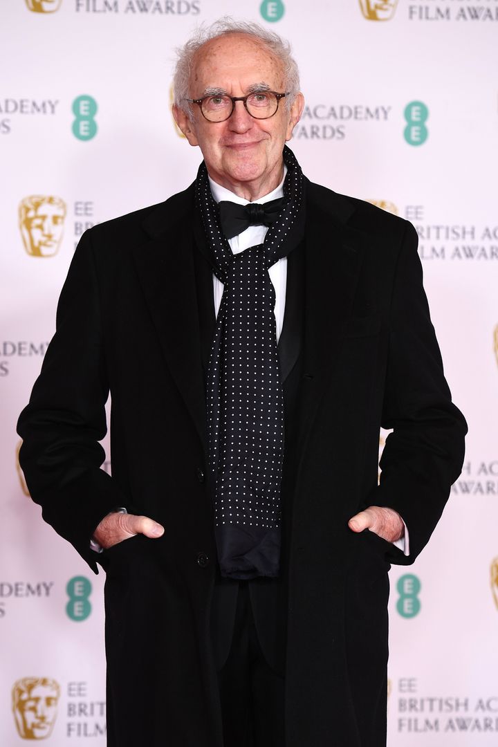 Jonathan Pryce pictured at the Baftas earlier this year