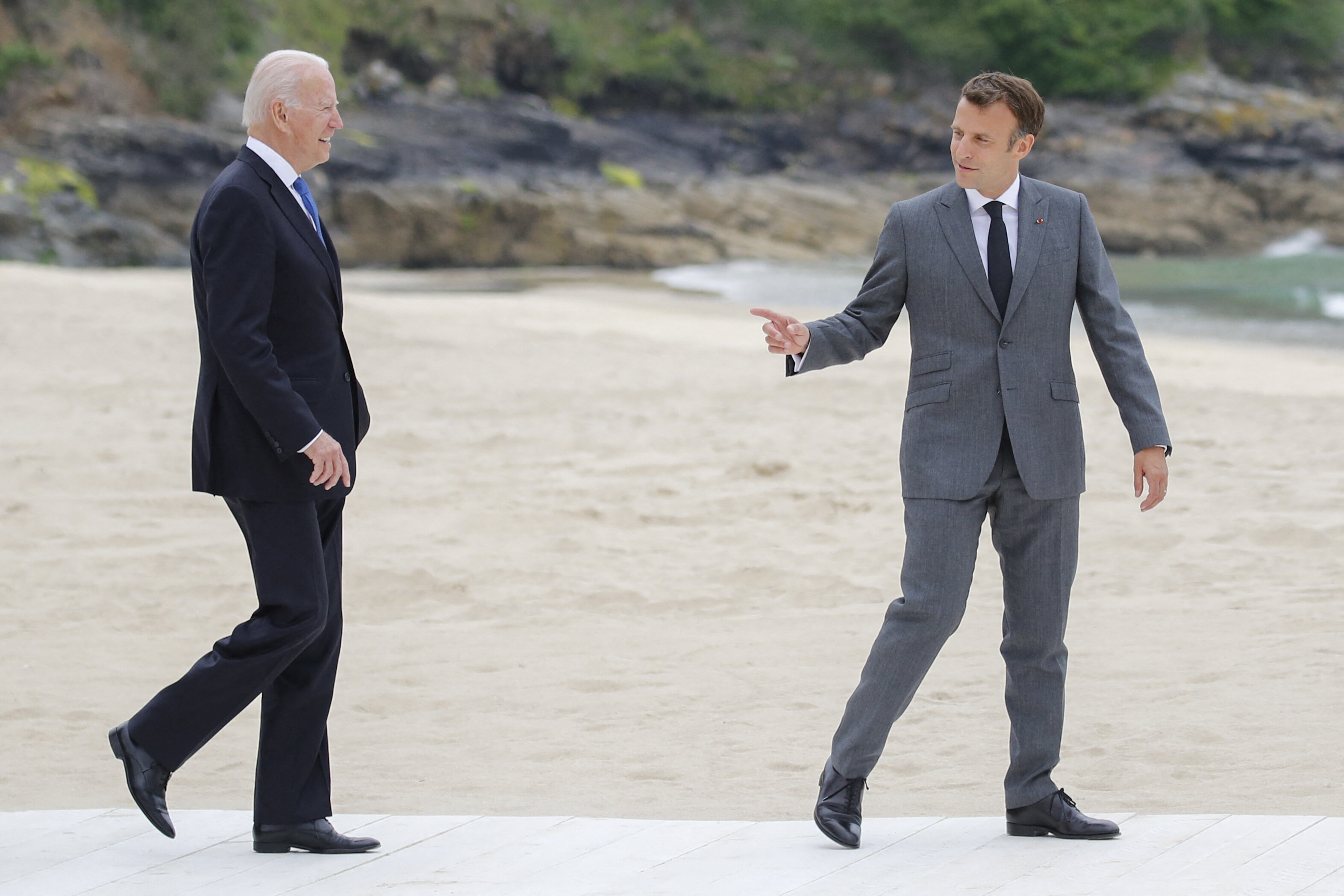 Emmanuel Macron Wants His Own 'Special Relationship' With Joe Biden At G7 Summit - DUK News