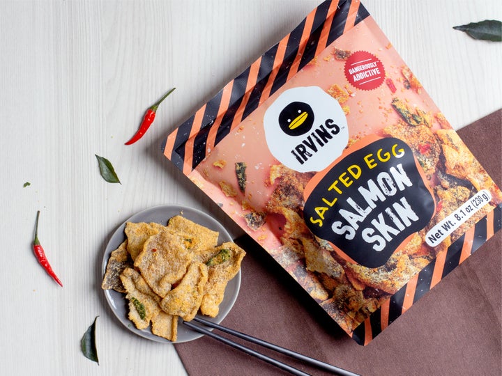 Looking for a protein-forward chip that's keto-friendly? Try Irvins Salted Egg Salmon Skin chips for $12.34.