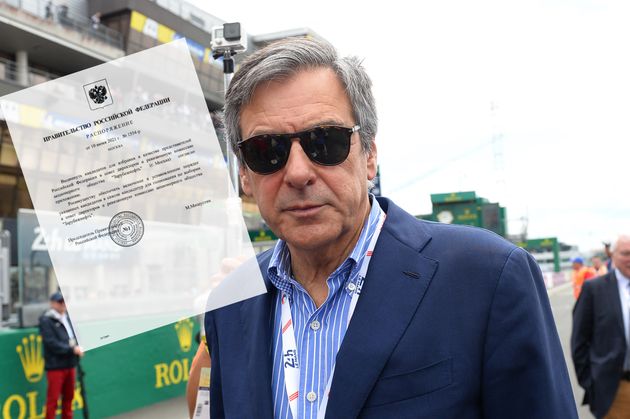 François Fillon photographié lors de l'édition 2019 des 24 Heures du Mans