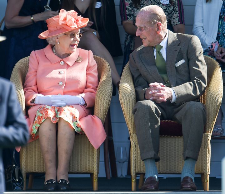 Queen Elizabeth II and Prince Philip in 2018