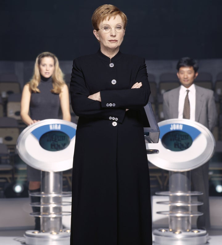 Anne Robinson in the Weakest Link studio