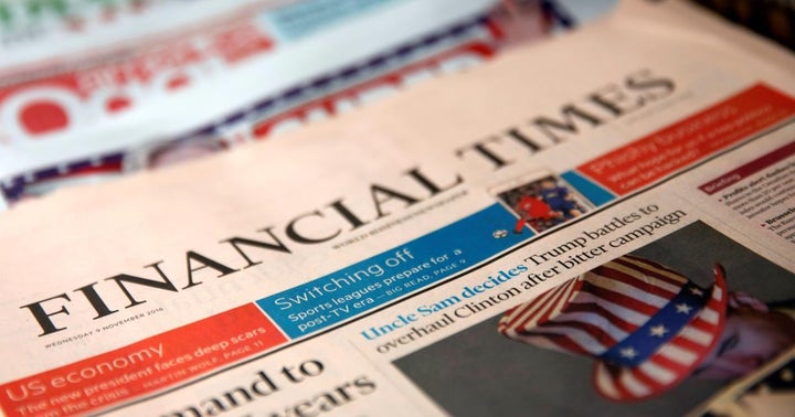 Portada del Financial Times.