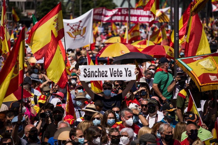 Manifestación en Colón