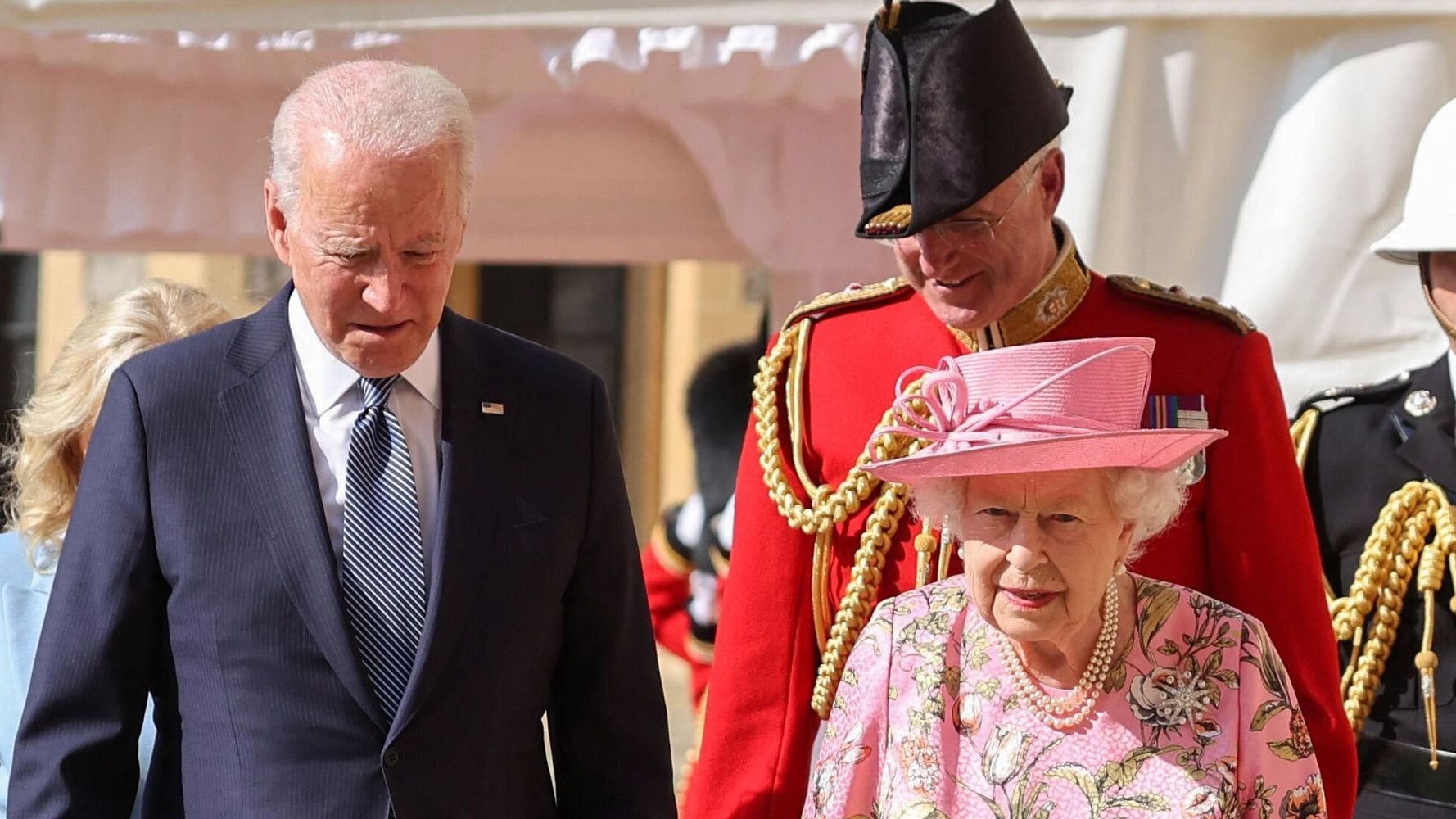 President Biden Meets With Queen Elizabeth At Windsor Castle