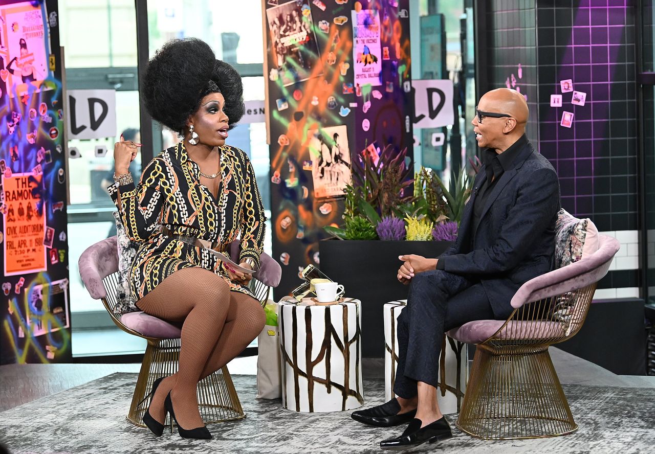 Monét X Change interviewing RuPaul on The X Change Rate