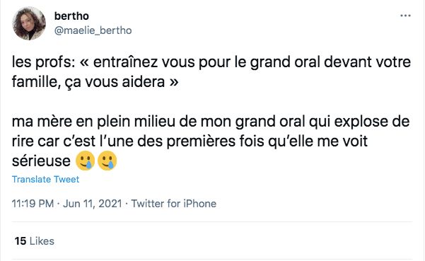 Pour le grand oral, ces parents jouent au jury pour aider leur enfant