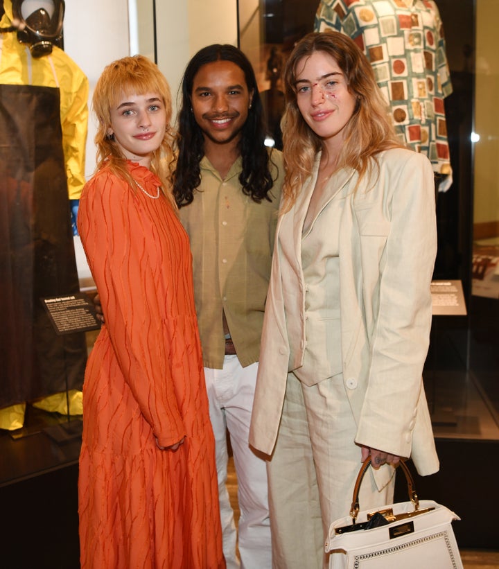 Esther McGregor, Tyler Dean Flores and Clara McGregor at the premiere of the feature film "The Birthday Cake."