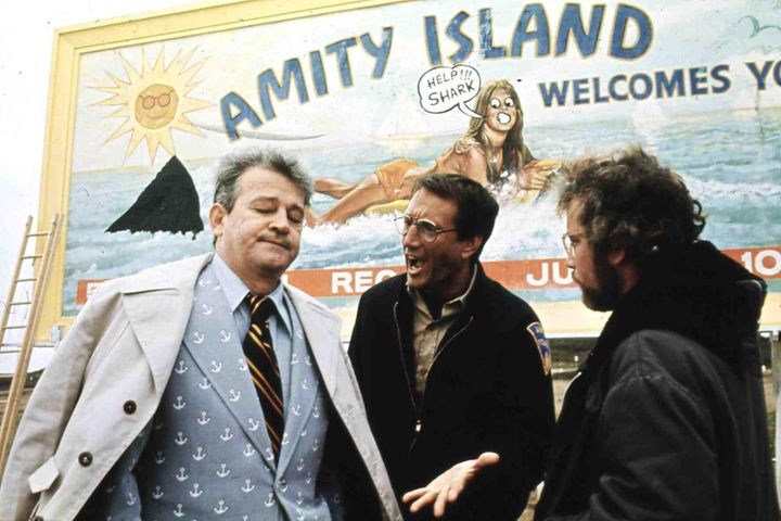 Jaws' fictional Mayor being berated by police chief Martin Brody over the dangers of keeping beaches open