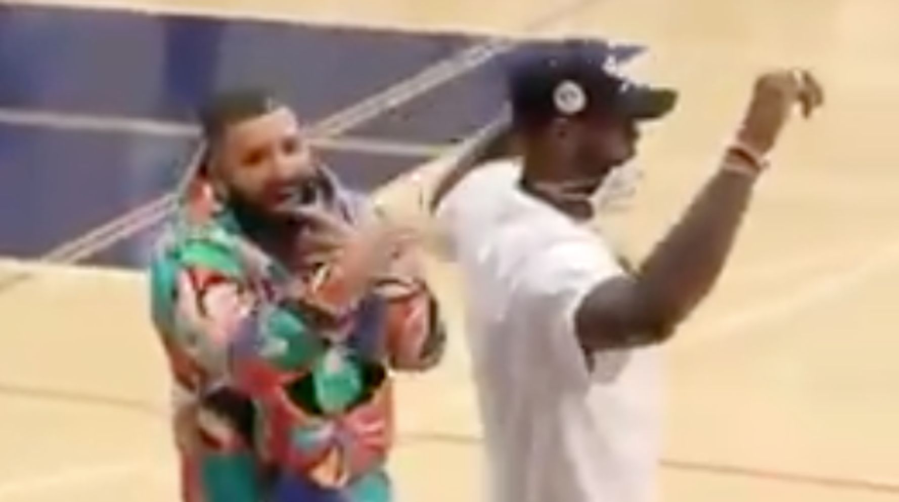 LeBron James And Drake Sure Get Involved Watching LeBron's Son Play High School Ball