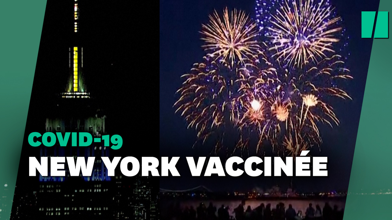 Un feu d'artifice à New York pour fêter la vaccination de 70% de ses habitants