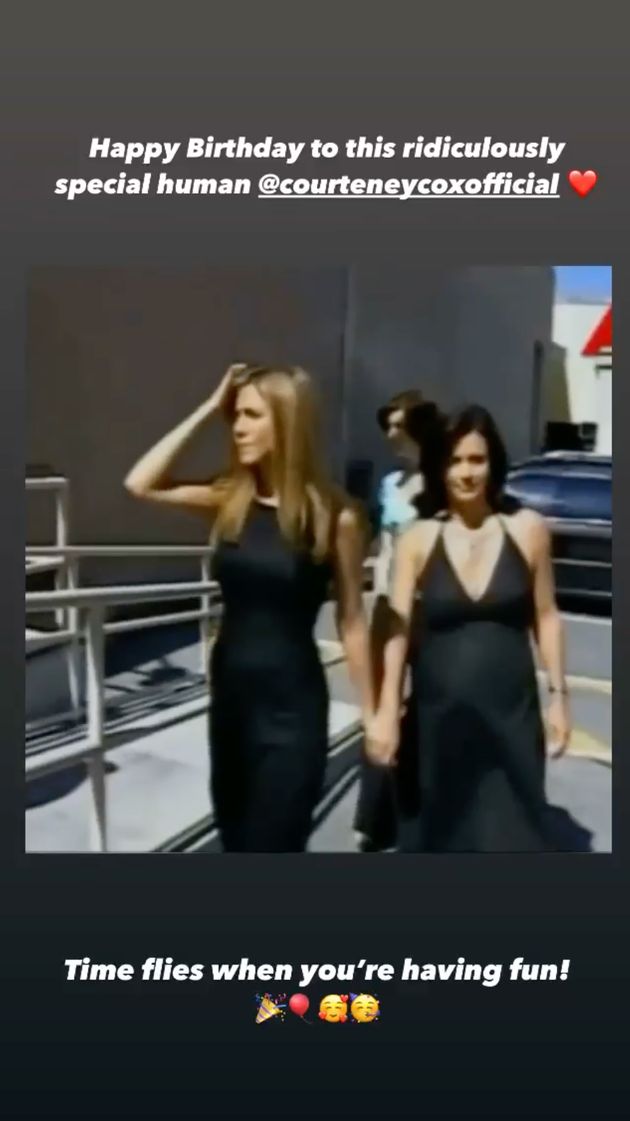 Jennifer Aniston and Courteney Cox