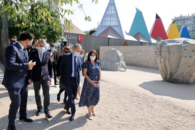Anne Hidalgo à l'inauguration de
