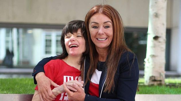 Billy Caldwell and his mum, Charlotte