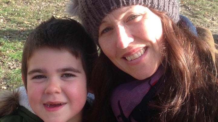 Hannah Deacon and her son, Alfie