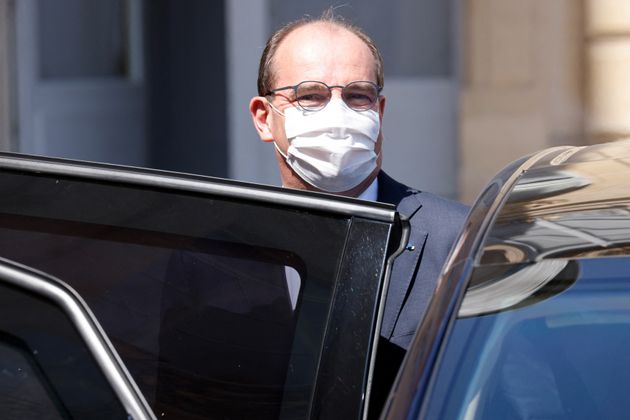 Le Premier ministre Jean Castex, sortant de l'Elysée le 9 juin 2021