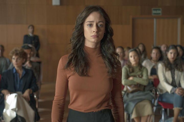 Elena Rivera interpreta a una víctima de una violación en grupo en 'Alba'.