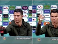 ロナウド選手がコカ コーラを会見で撤去 直後に株価が下落 Euro ハフポスト World ロナウド選手がコカ コーラを会見で撤去 直後に株価が下落 Euro ハフポスト World