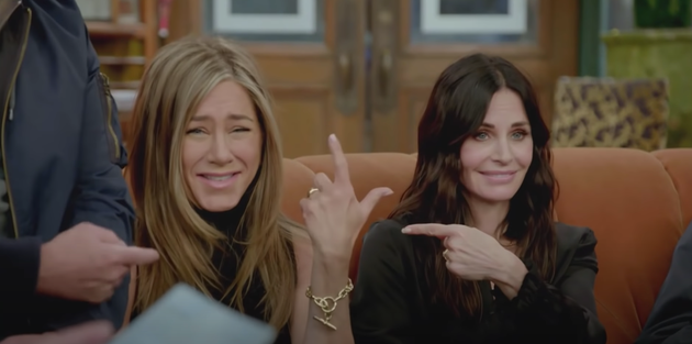 Jennifer Aniston and Courteney Cox