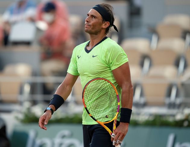 Rafael Nadal à Roland-Garros le 11 juin 2021